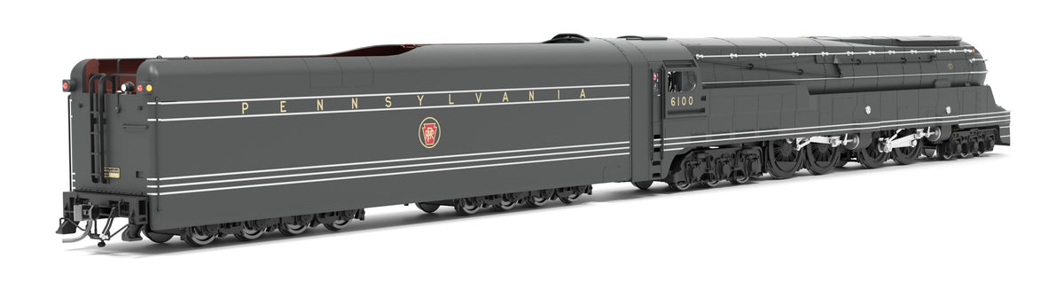 Broadway Limited Imports 4375 HO PRR S1 6-4-4-6 Duplex, #6100, Paragon4 Sound/DC/DCC, Smoke - view 3