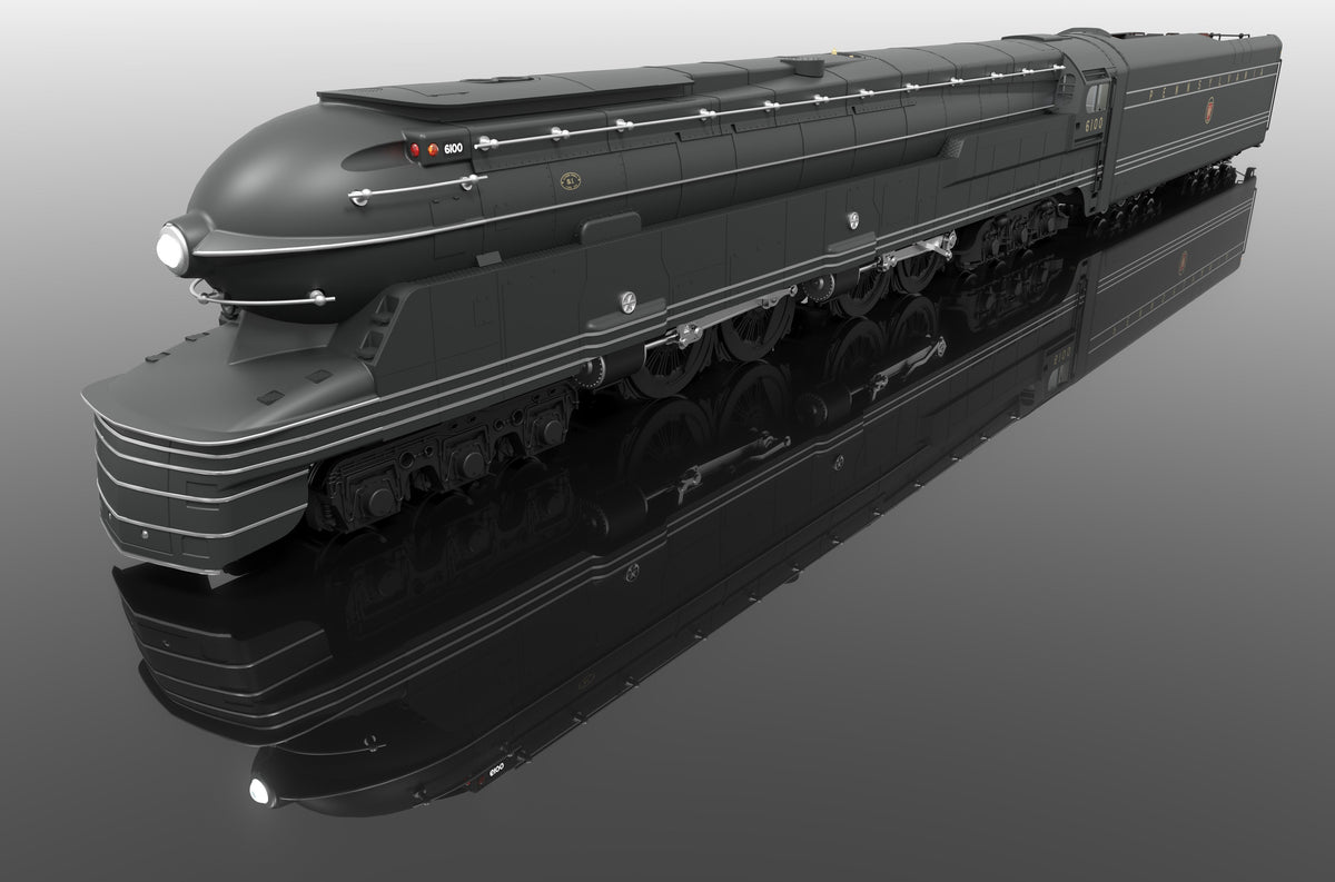 Broadway Limited Imports 4375 HO PRR S1 6-4-4-6 Duplex, #6100, Paragon4 Sound/DC/DCC, Smoke - view 6