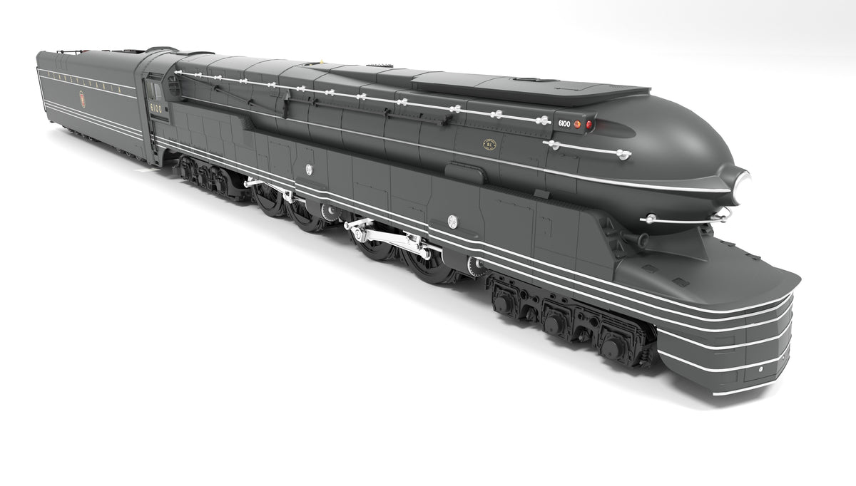 Broadway Limited Imports 4375 HO PRR S1 6-4-4-6 Duplex, #6100, Paragon4 Sound/DC/DCC, Smoke - view 8
