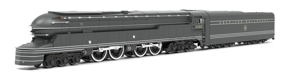 Broadway Limited Imports 4376 HO PRR S1 6-4-4-6 Duplex, #6100, 1939 World's Fair Appearance, Paragon4 Sound/DC/DCC, Smoke - view 3
