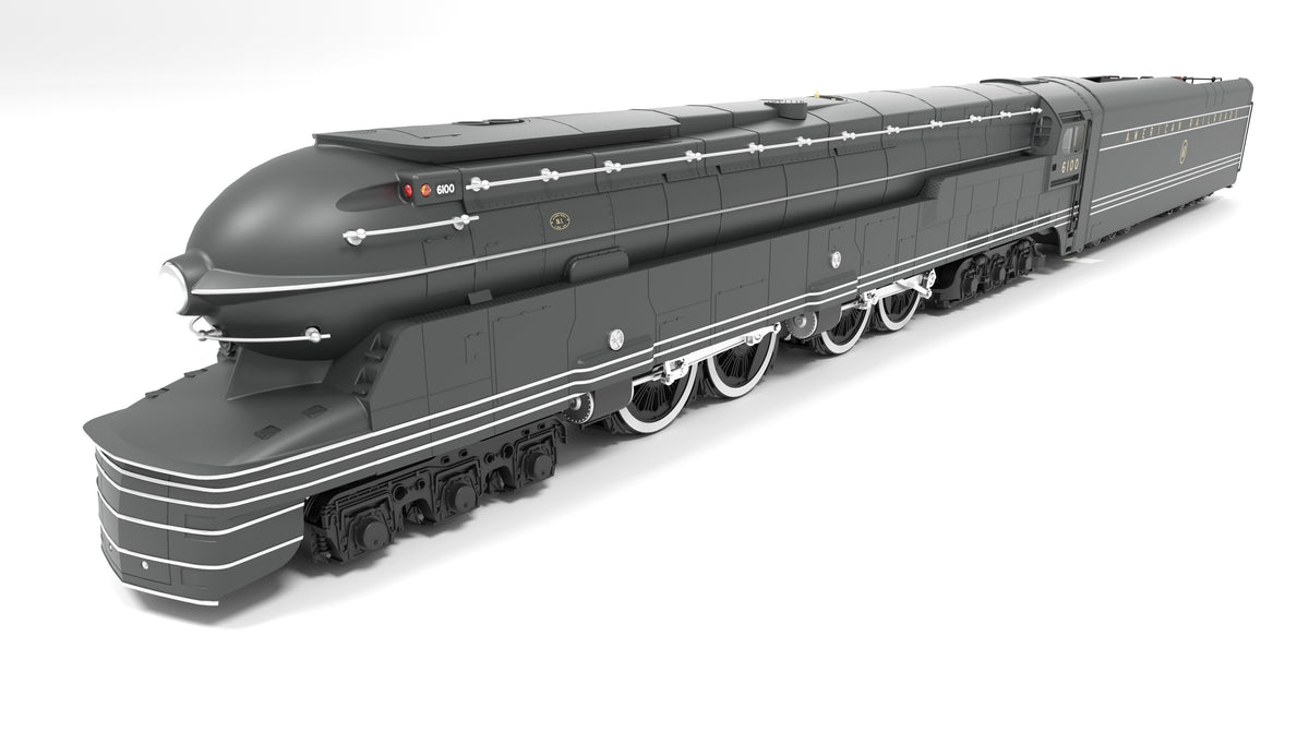 Broadway Limited Imports 4376 HO PRR S1 6-4-4-6 Duplex, #6100, 1939 World's Fair Appearance, Paragon4 Sound/DC/DCC, Smoke