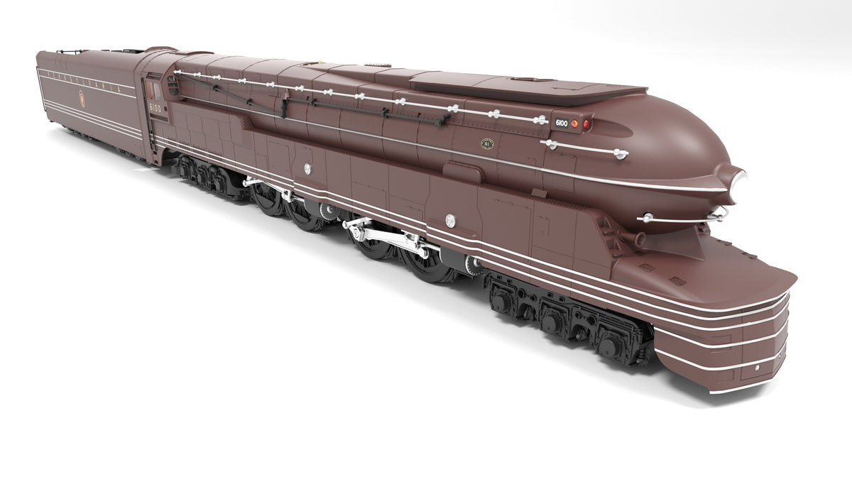 Broadway Limited Imports 9378 HO PRR S1 6-4-4-6 Duplex, #6100, Tuscan Red Fantasy Paint, No-Sound / DCC-Ready - view 2