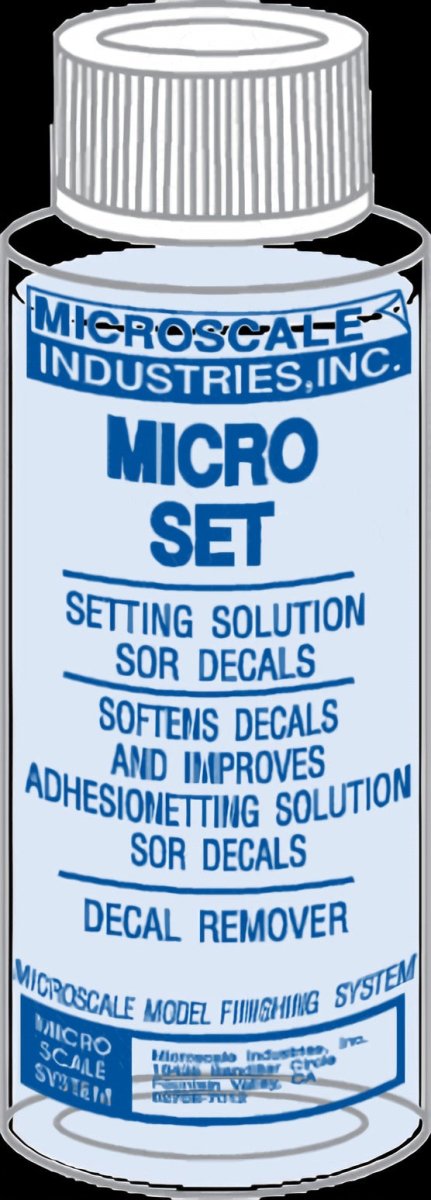Microscale MI - 1 Micro Set - Decal Setting Solution (1 oz) - Oakville Model Trains Depot