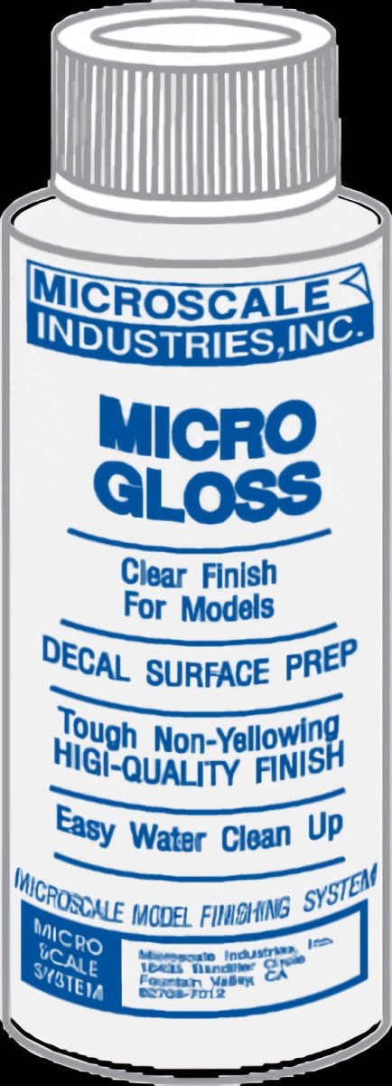 Microscale MI - 4 Micro Coat Gloss - Clear Gloss Finish (1 oz) - Oakville Model Trains Depot