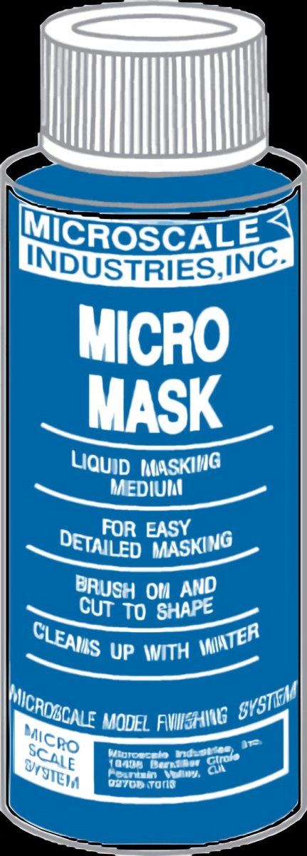 Microscale MI - 7 Micro Mask - Liquid Masking Fluid (1 oz) - Oakville Model Trains Depot