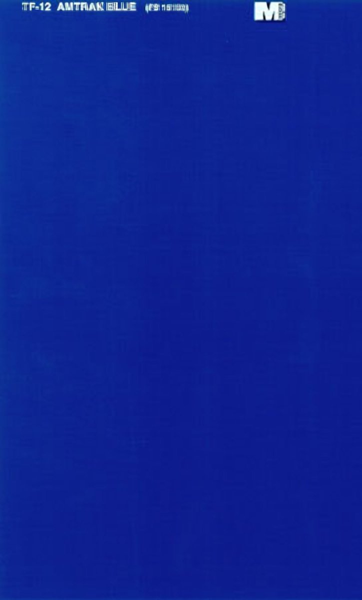 Microscale TF - 12 Amtrak Blue All Scale Trim Film - Oakville Model Trains Depot