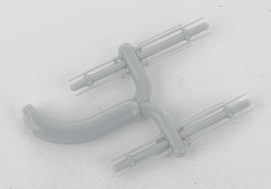 Detail Associates 2315 HO Scale Windshield Wipers -- Inline Blade, Single & Double Arm pkg(8)