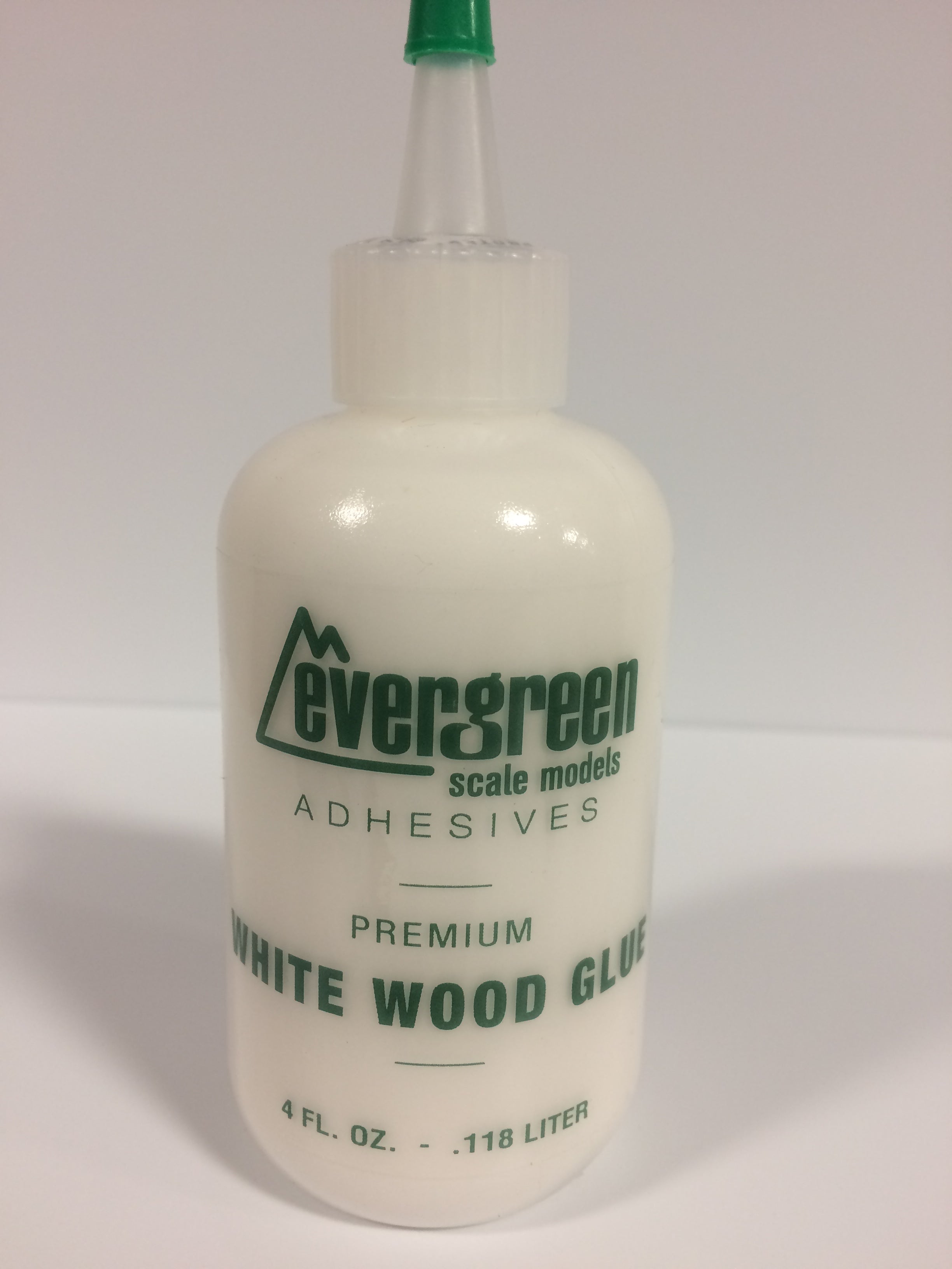 Evergreen 83 Premium White Wood Glue 4 oz Bottle