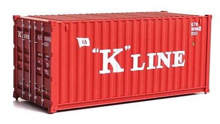 Walthers SceneMaster 8073 HO Scale 20' Corrugated Container K-Line