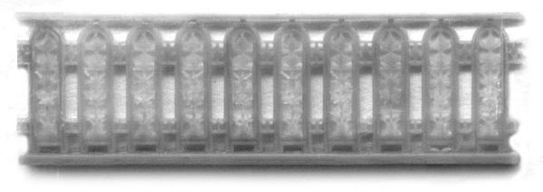 Grandt Line 5017 HO Scale Wells Fargo Balcony Railing - pkg(3)