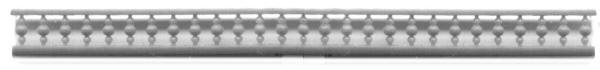 Grandt Line 5018 HO Scale Upper Porch Spool Trim - pkg(4)