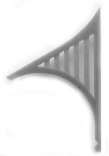 Grandt Line 5025 HO Scale RGS Station Eave Trim - pkg(6)