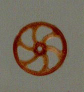 Grandt Line 5067 HO Scale Lovsted 15" Brake Wheel - Westside Lumber Co. - pkg(4)