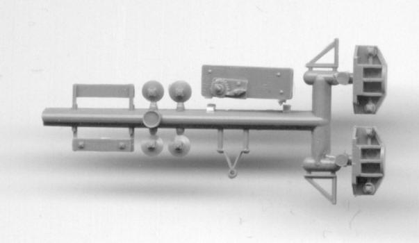 Grandt Line 5086 HO Scale Hi Side Gon Coupler Pocket and End Detail - pkg(2 sets)