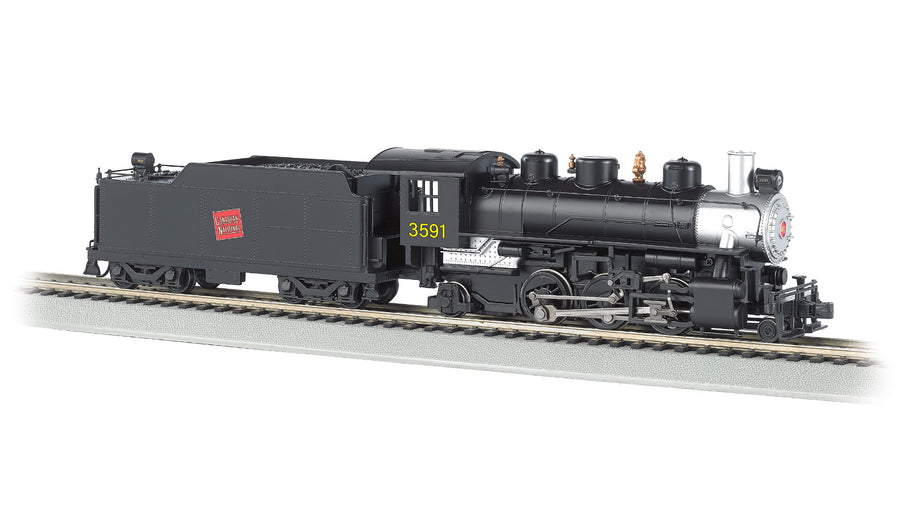 Bachmann 51531 HO Scale 2-6-2 Prairie Steam Locomotive w/Smoke - Canadian National #3591 (DC)