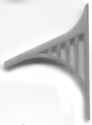 Grandt Line 5200 HO Scale RGS Station Eave Trim (Ophir) - pkg(4)