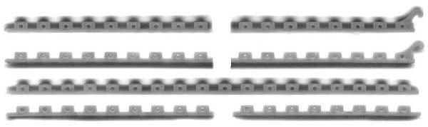 Grandt Line 5202 HO Scale RGS Station Roof Cresting with Finial - pkg(3 sprues)