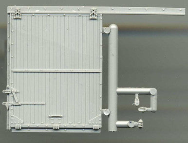 Grandt Line 5207 HO Scale Standard Gauge Boxcar Door with Camel Hardware - pkg(2)