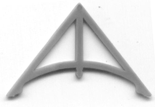 Grandt Line 5227 HO Scale Gable Trim - pkg(4)