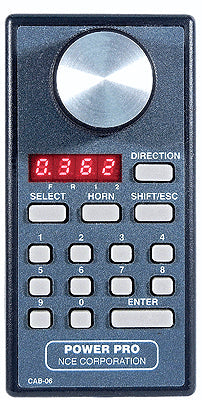 NCE 5240039 Cab06e Intermediate DCC Cab with LED Display (Encoder Knob)