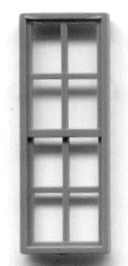 Grandt Line 5255 HO Scale 25" x 68" Double Hung 4/4 Light Window - pkg(8)