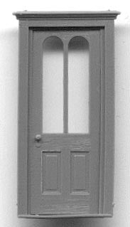 Grandt Line 5263 HO Scale Residence Door with Arched Windows - pkg(2)