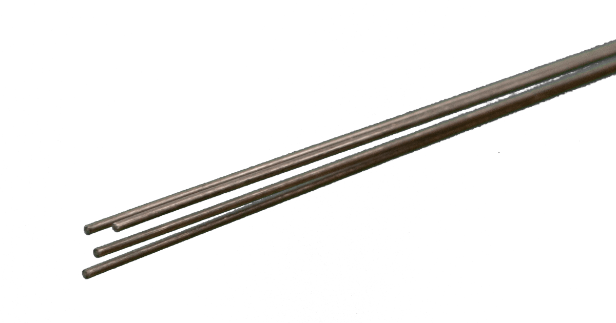 K&S 5498 Music Wire 0.015" OD x 12" Long (4 Pieces) - Oakville Model Trains Depot