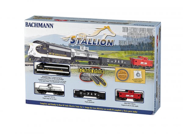 Bachmann 24025 N Scale The Stallion Train Set - Norfolk Southern