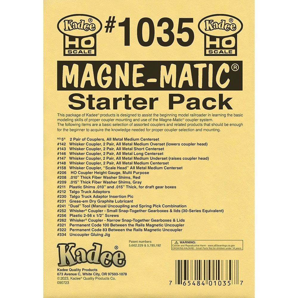 Kadee 1035 HO Scale Starter Pack (Kit) - Oakville Model Trains Depot