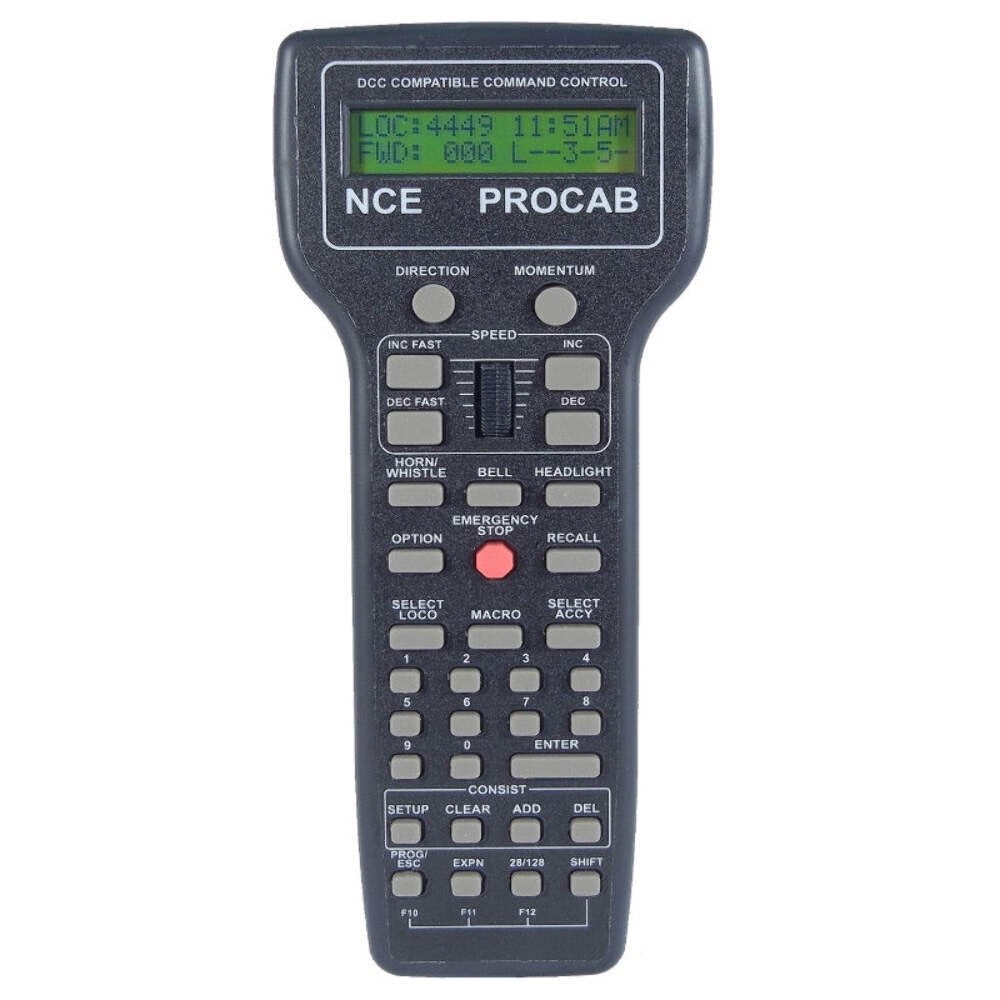 NCE 5240010 Pro Cab Deluxe Master Cab Throttle backlit LCD Screen PRO CAB - New