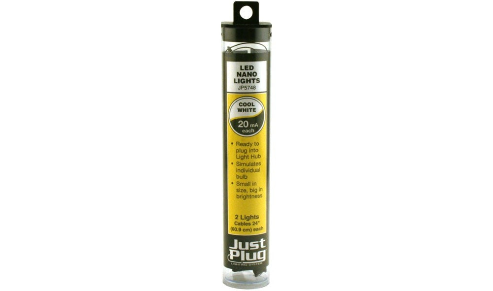 Woodland Scenics JP5748 Just Plug Cool White LED Nano Lights