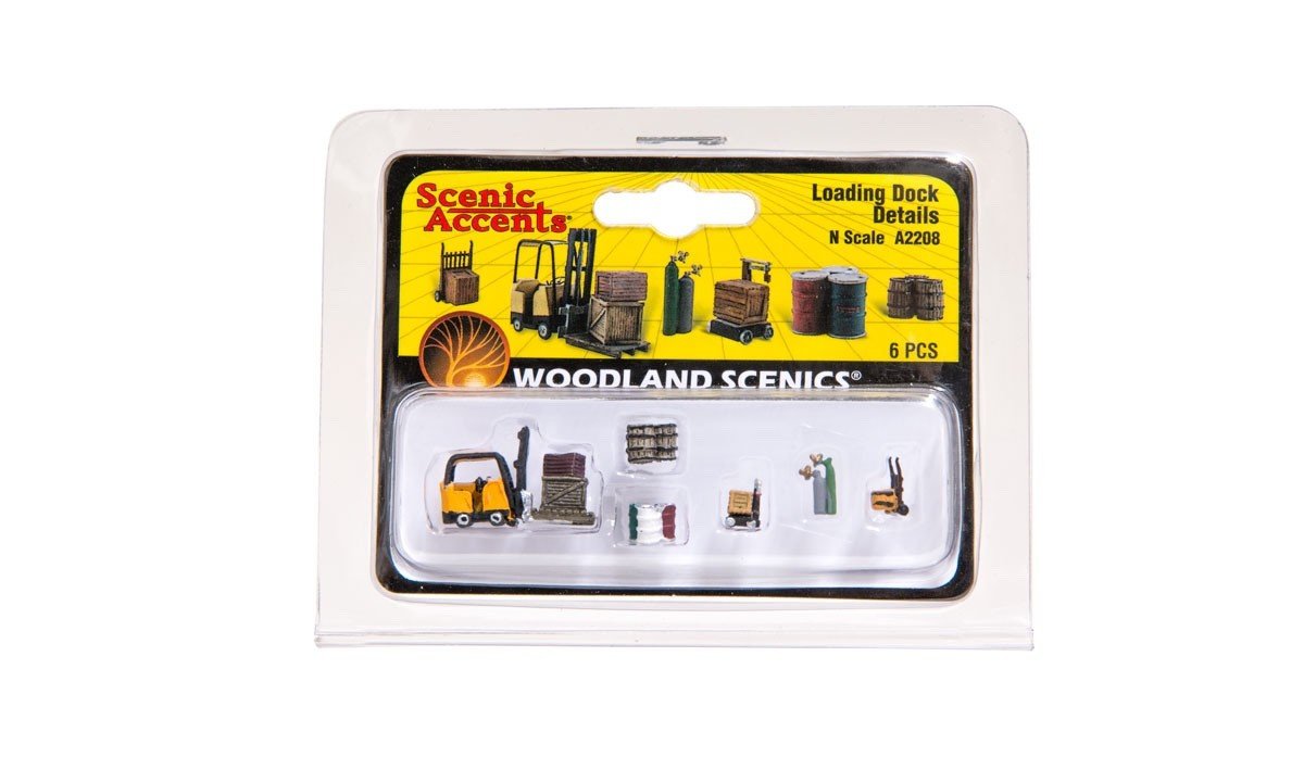 Woodland Scenics A2208 N Scale Loading Dock Details - Oakville Model Trains Depot