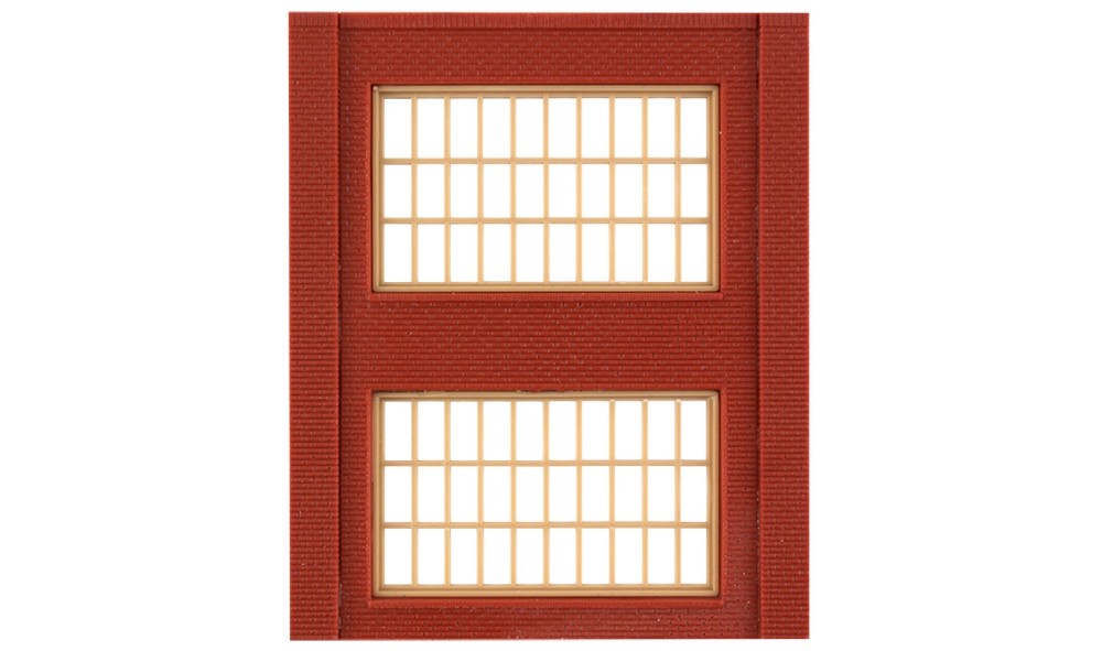 Woodland Scenics DPM 30174 HO Two-Story Steel Sash Window Kit