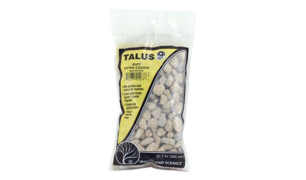 Woodland Scenics C1273 Extra Coarse Buff Talus - Oakville Model Trains Depot