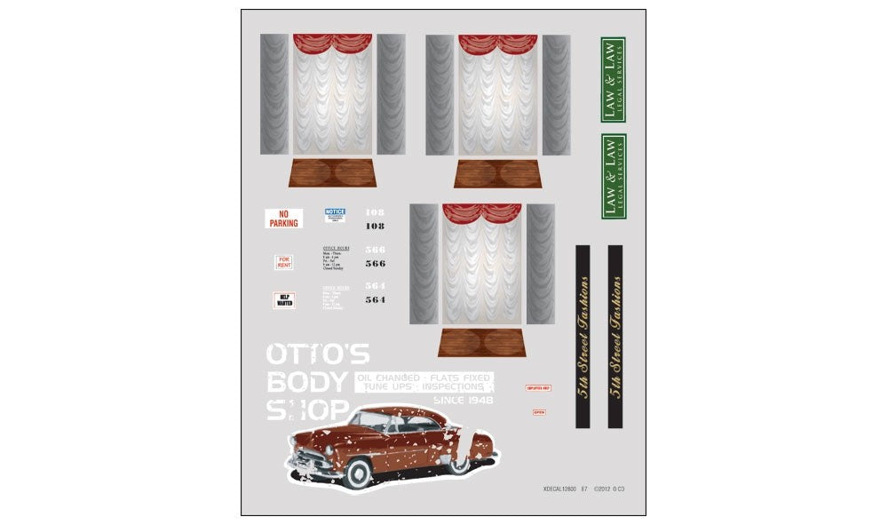 Woodland Scenics DPM 12800 HO Scale Corner Department Store Building Kit