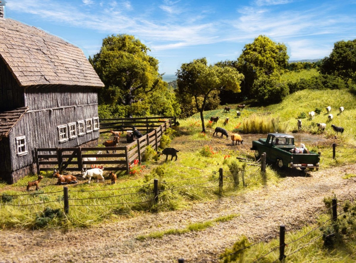 Woodland Scenics A1964 HO Scale Flock of Sheep - Oakville Model Trains Depot
