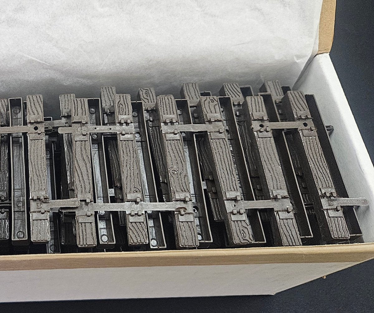 Micro Engineering 24 - 206 G Scale Code 250 G - Trak Flexible Tie Strips - 48 Strips - Oakville Model Trains Depot