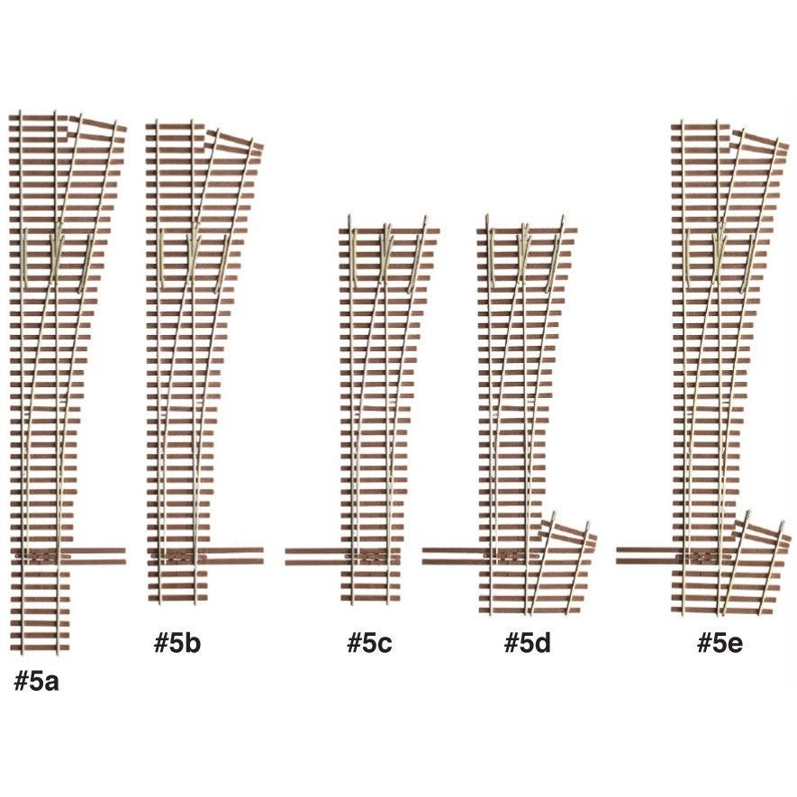Micro Engineering 14 - 812 HO Scale Code 70 5b Curved Diverging Left - Hand Turnout (DCC - Friendly) - Oakville Model Trains Depot
