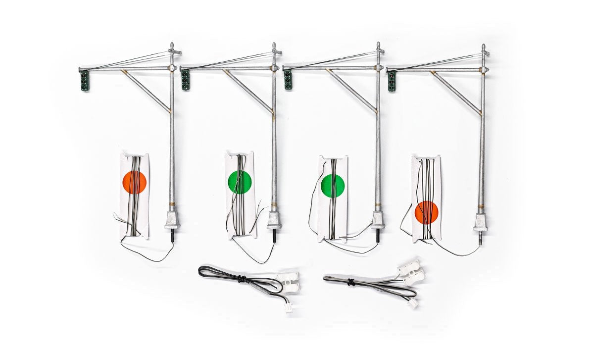 Woodland Scenics JP5666 O Scale Mast Arm Traffic Lights
