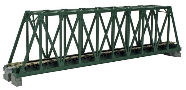 Kato 20-431 N Scale Unitrack Single Track Truss Bridge 248mm (9 3/4") - Green