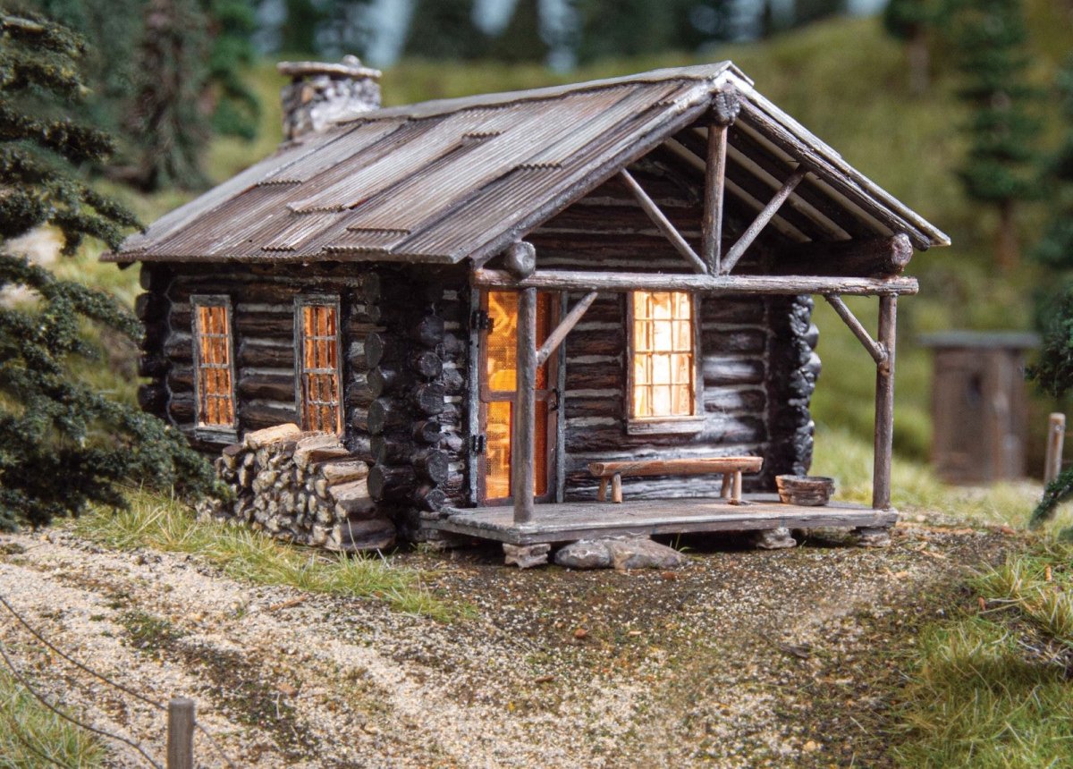 Woodland Scenics BR4961 N Scale Cozy Cabin - Oakville Model Trains Depot