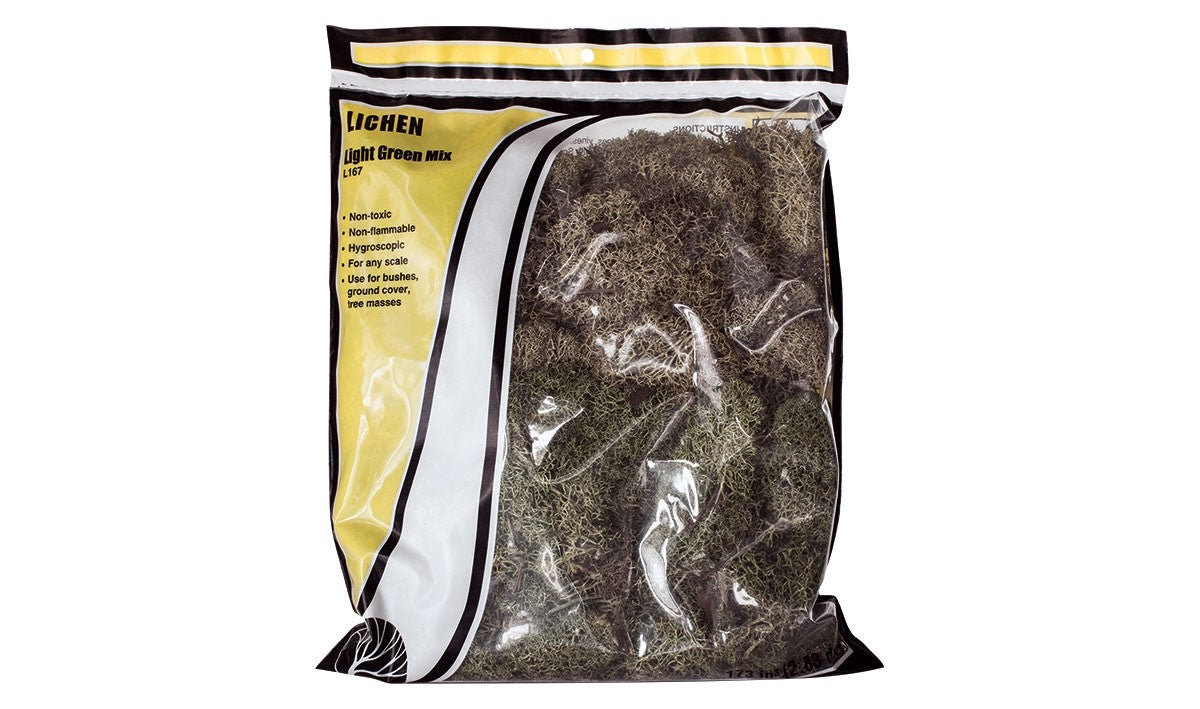 Woodland Scenics L167 Lichen Light Green Mix