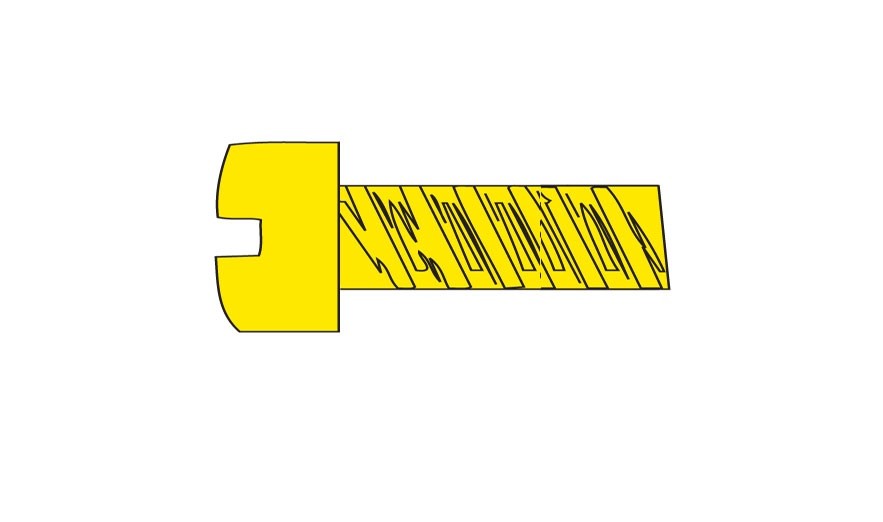 Woodland Scenics H826 Fillister Head Screw 0-80 1/4 - 5pcs