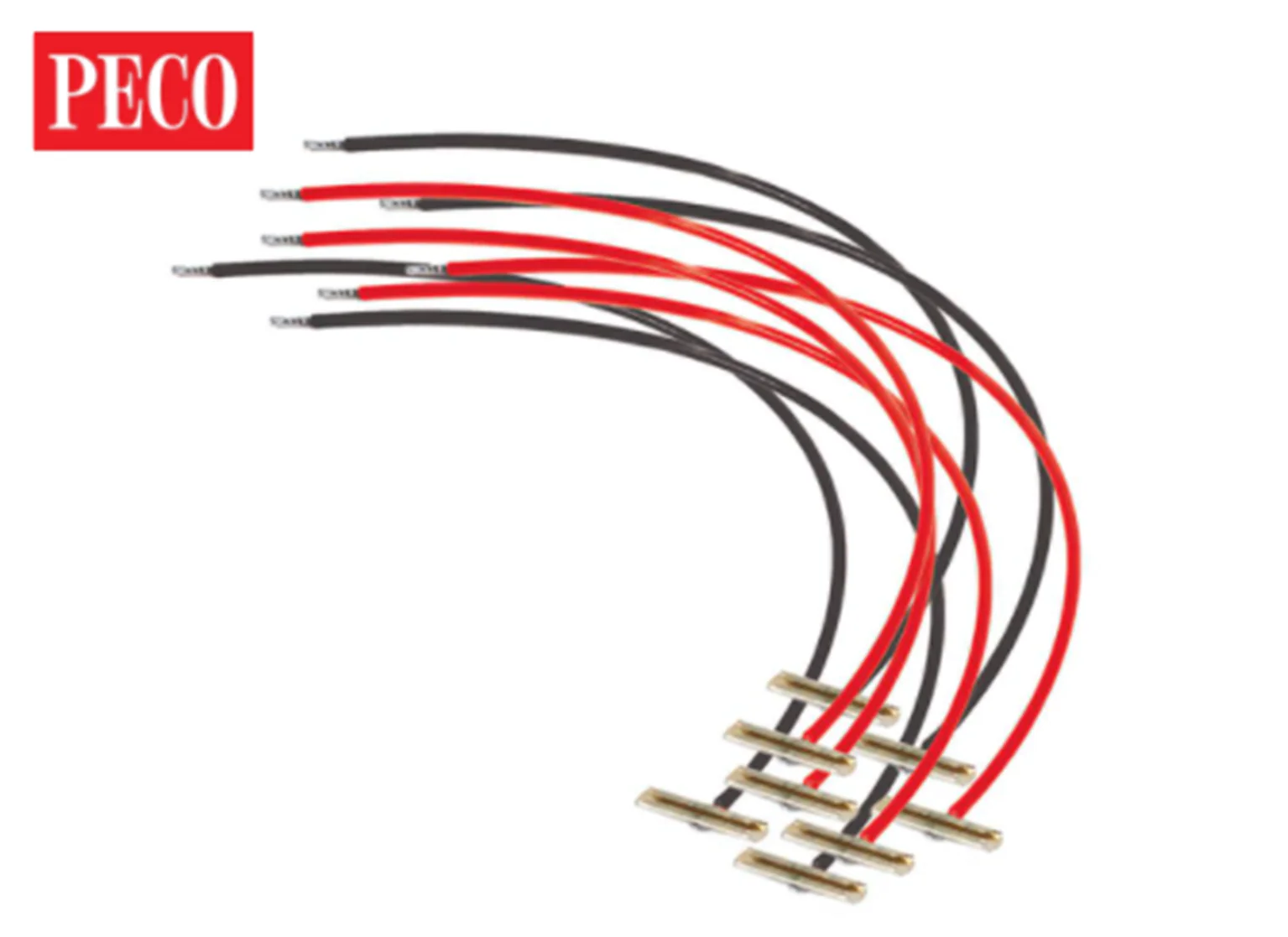 Peco PL-82 Power Feed Joiners for Code 55 and Code 80 Rail (Pack of 8) - New