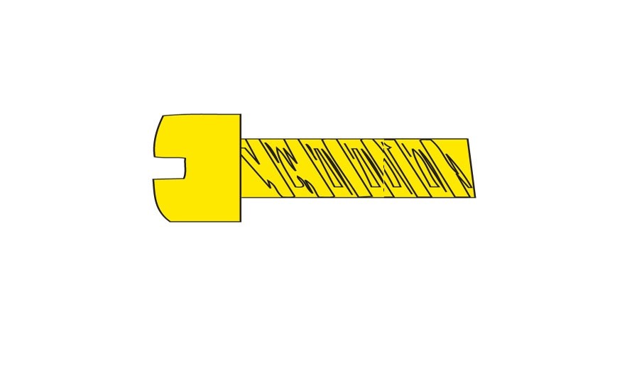 Woodland Scenics H822 Fillister Head Screw 00-90 1/4 - 5pcs
