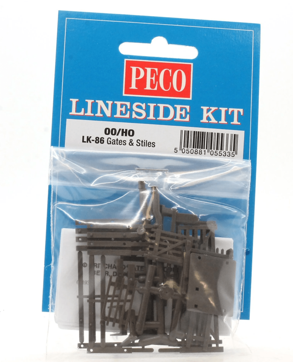 Peco LK - 86 2 Field Gates, 2 Stiles, 1 Wicket Gate - Oakville Model Trains Depot