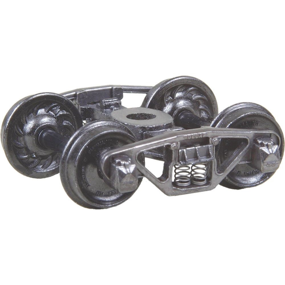 Kadee #556 HO Vulcan Double Truss Self Centering Trucks w/ 33" Ribbed Back Wheel