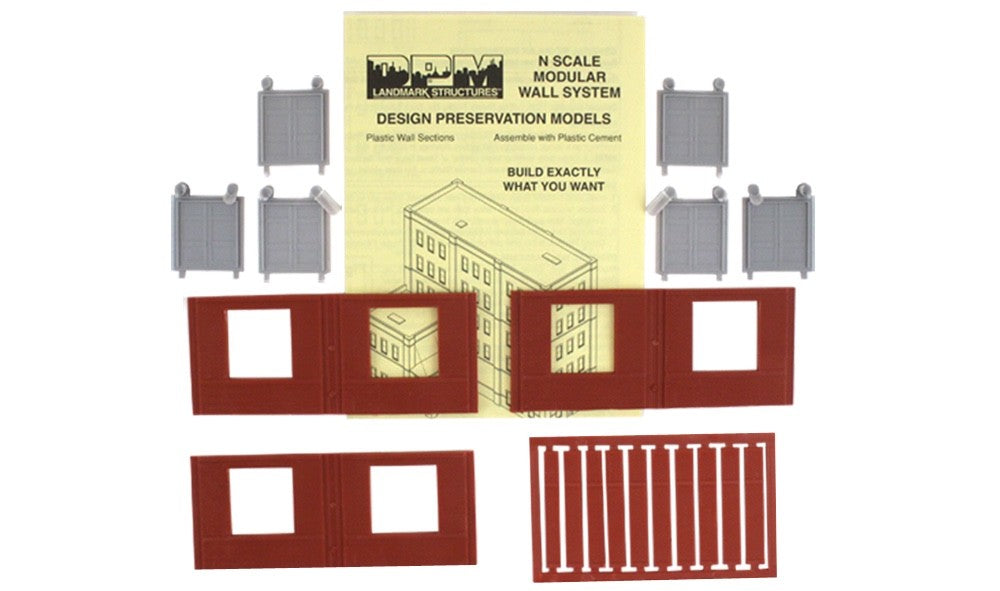 Woodland Scenics DPM 60105 N Scale Dock Level Freight Door Kit