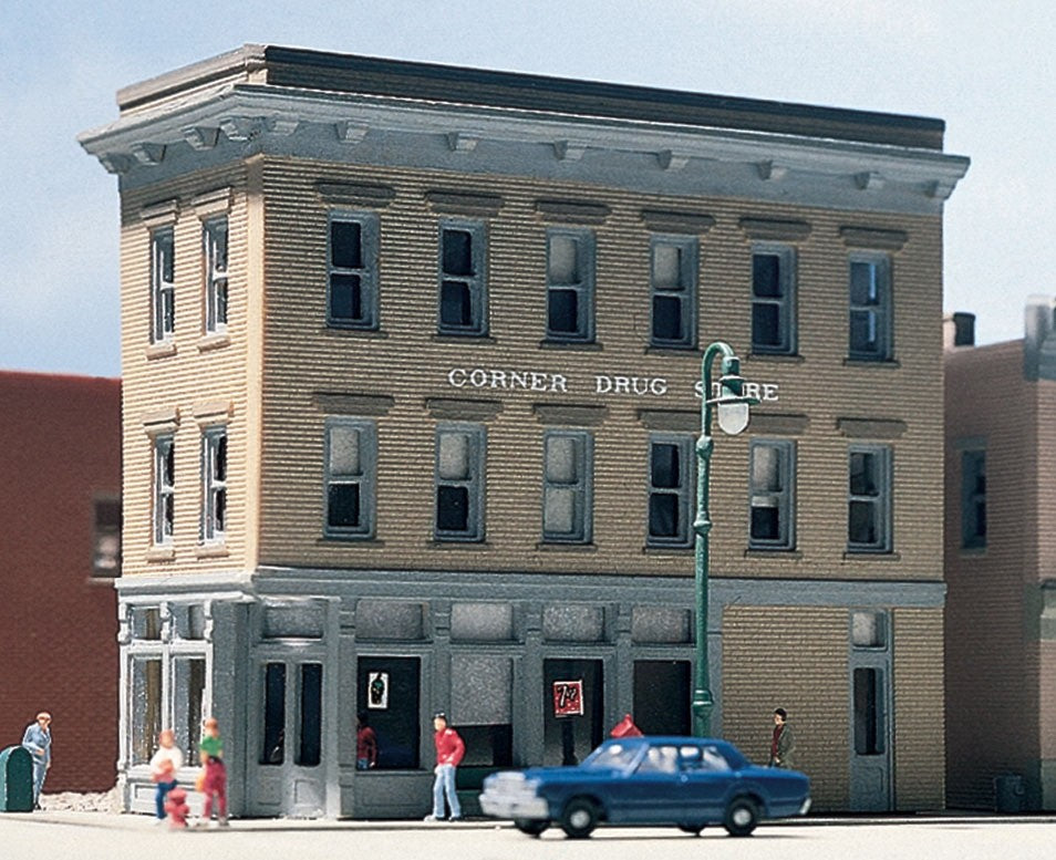 Woodland Scenics DPM 50700 N Scale Corner Apothecary Building Kit