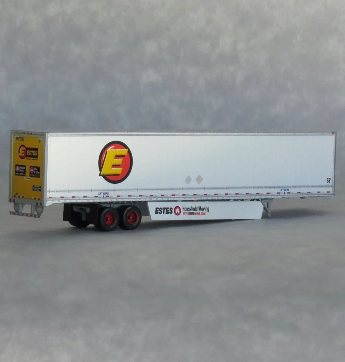 TrainWorx 45394 - 03 N Scale Estes Express Lines 53' Highway Trailer 526868 - Oakville Model Trains Depot